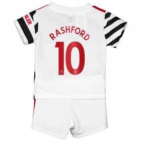 Camisolas de futebol Manchester United Marcus Rashford 10 Criança Equipamento 3ª 2020/21 Manga Curta